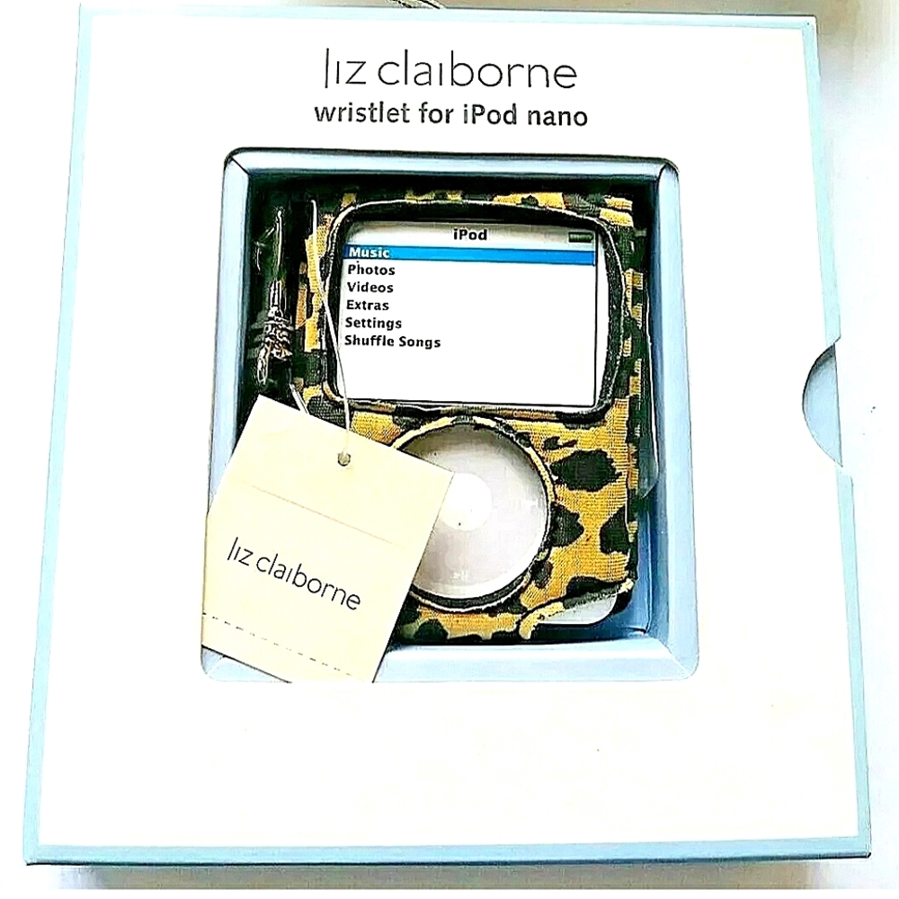 NEW Liz Claiborne Wristlets for iPod Nano (4GB & 8GB). Leopard. 2.75" x 2.25"